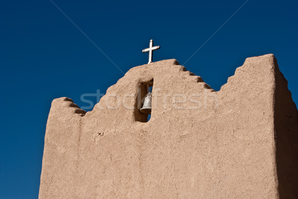 Missione chiesa sud-ovest campana cross costruzione Foto d'archivio © emattil