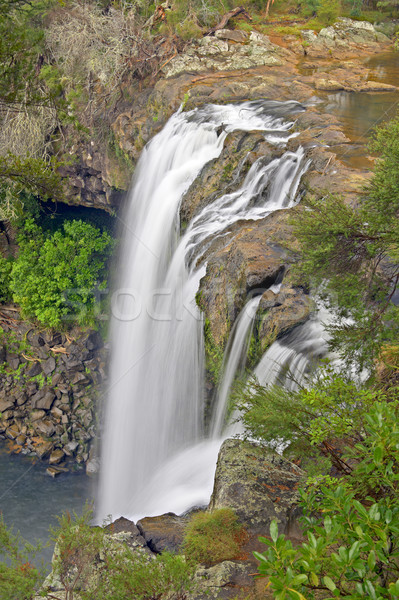 Arco iris hermosa naturales Nueva Zelandia cascada corriente Foto stock © emiddelkoop