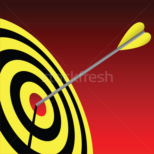 Oog target leuk corporate boord doel Stockfoto © emirsimsek