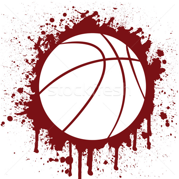 Basketbal sport achtergrond cool spelen vuil Stockfoto © emirsimsek