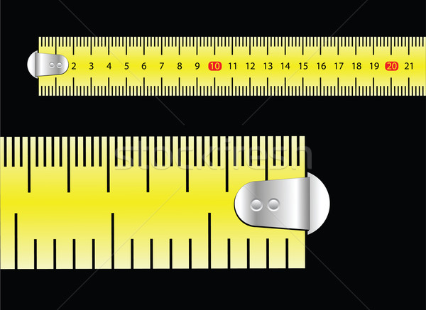 Meetlint bouw werk metaal industrie tape Stockfoto © emirsimsek