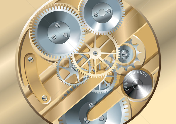 передач механизм металл бизнеса часы Сток-фото © ensiferrum