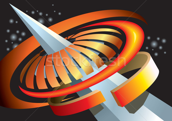 Abstract space background Stock photo © ensiferrum