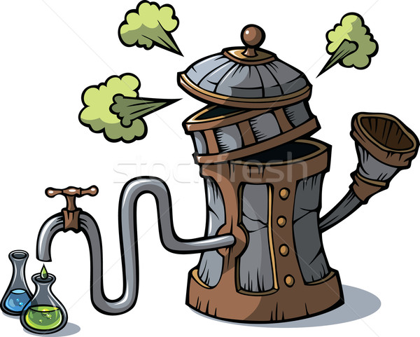 Distillation machine Stock photo © ensiferrum