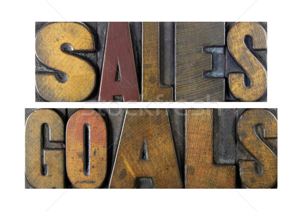 Sales Goals Stock photo © enterlinedesign