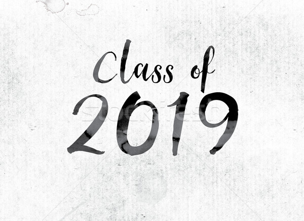 Class of 2019 Concept Painted in Ink Stock photo © enterlinedesign
