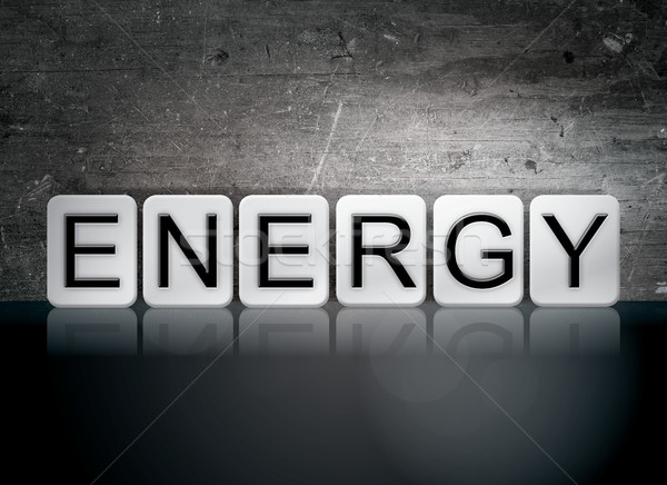 Energy Tiled Letters Concept and Theme Stock photo © enterlinedesign