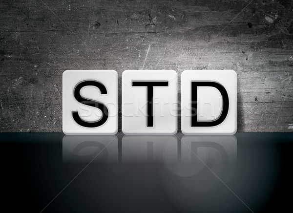 STD Tiled Letters Concept and Theme Stock photo © enterlinedesign