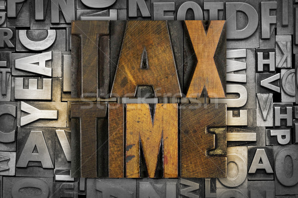 Tax TIme Stock photo © enterlinedesign