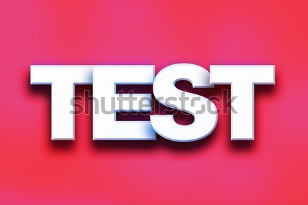 STD Concept Colorful Word Art Stock photo © enterlinedesign