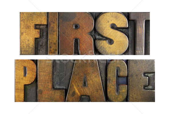 First Place Stock photo © enterlinedesign