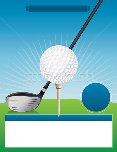 Vettore golf torneo illustrazione eps 10 Foto d'archivio © enterlinedesign