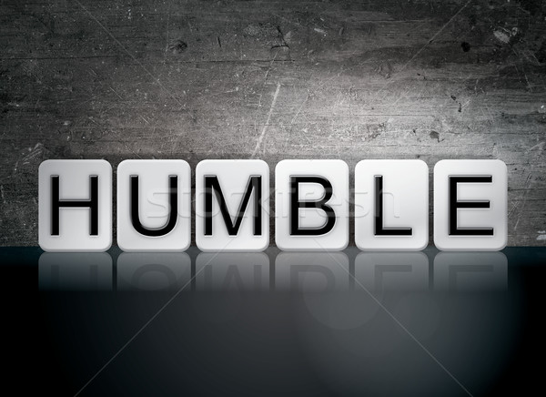 Humble Tiled Letters Concept and Theme Stock photo © enterlinedesign