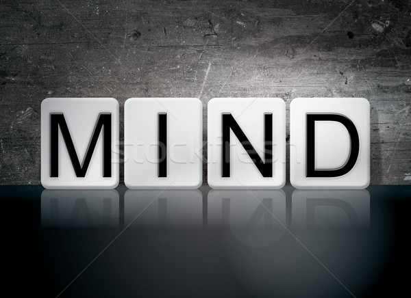 Mind Tiled Letters Concept and Theme Stock photo © enterlinedesign