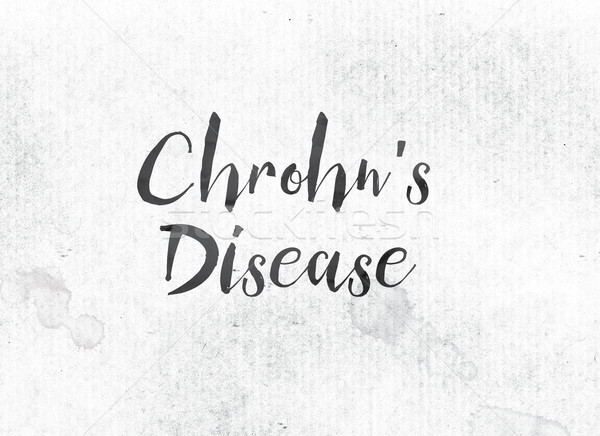 Chrohn's Disease Concept Painted Ink Word and Theme Stock photo © enterlinedesign