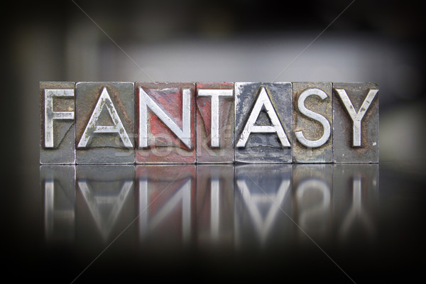 Fantasy Letterpress Stock photo © enterlinedesign