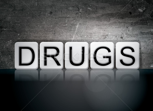 наркотики плиточные письма слово написанный белый Сток-фото © enterlinedesign