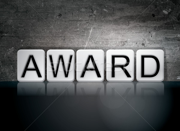 Award Tiled Letters Concept and Theme Stock photo © enterlinedesign