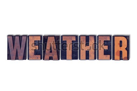 Bethlehem Concept Isolated Letterpress Word Stock photo © enterlinedesign