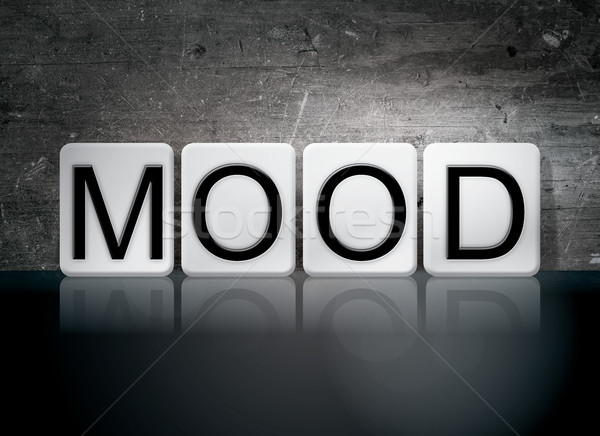 Mood Tiled Letters Concept and Theme Stock photo © enterlinedesign