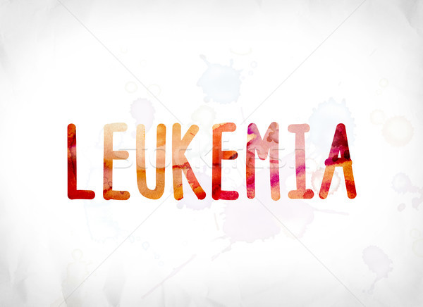 Leukemia Concept Painted Watercolor Word Art Stock photo © enterlinedesign