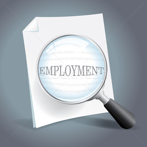 Searching for Employment Stock photo © enterlinedesign