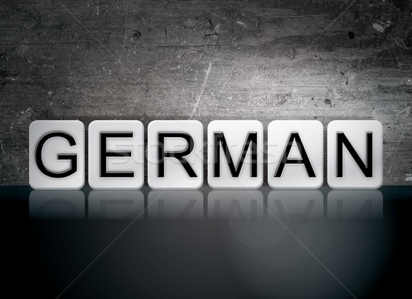 German Tiled Letters Concept and Theme Stock photo © enterlinedesign
