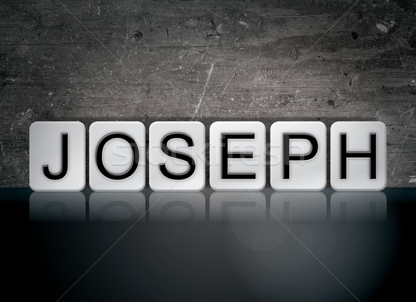 Joseph Concept Tiled Word Stock photo © enterlinedesign