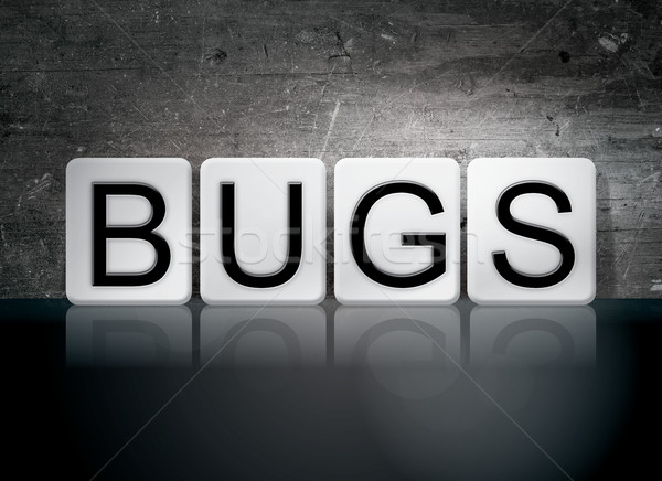 Bugs Tiled Letters Concept and Theme Stock photo © enterlinedesign