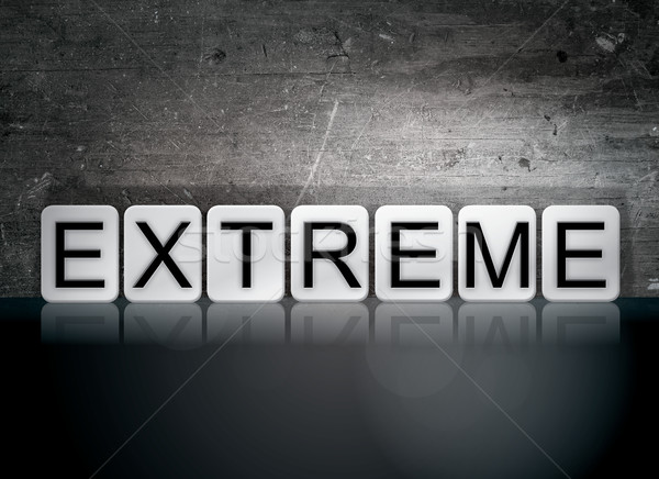 Extreme Tiled Letters Concept and Theme Stock photo © enterlinedesign