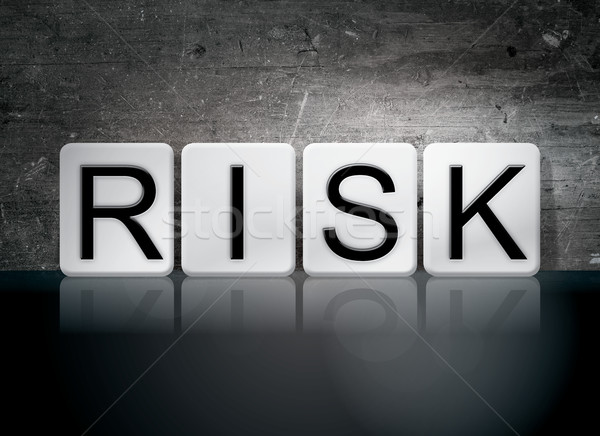 Risk Tiled Letters Concept and Theme Stock photo © enterlinedesign