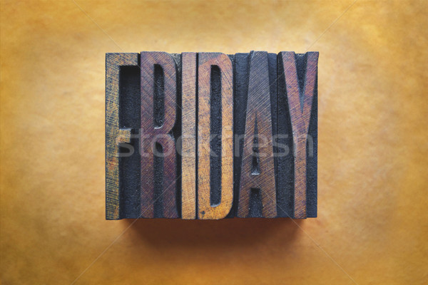 Friday Stock photo © enterlinedesign