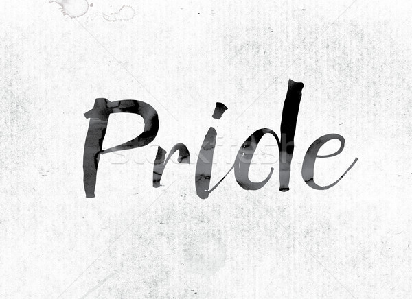 Pride Concept Painted in Ink Stock photo © enterlinedesign