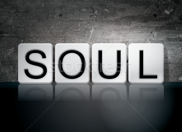 Soul Tiled Letters Concept and Theme Stock photo © enterlinedesign