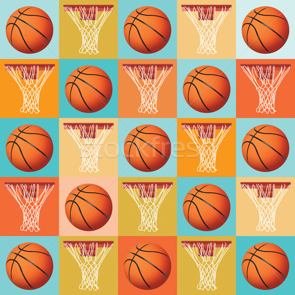 Basquetebol padrão vetor eps 10 esportes Foto stock © enterlinedesign
