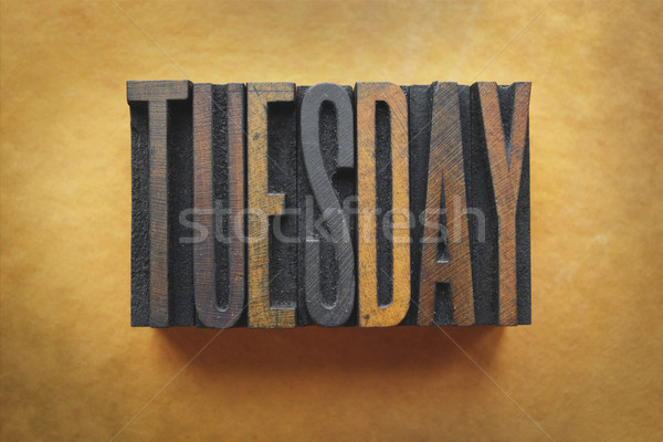 Tuesday Stock photo © enterlinedesign