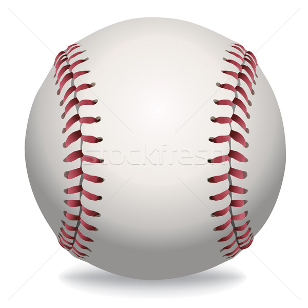 Isolated Baseball Illustration Stock photo © enterlinedesign