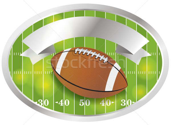 Vector American Football Emblem and Badge Stock photo © enterlinedesign
