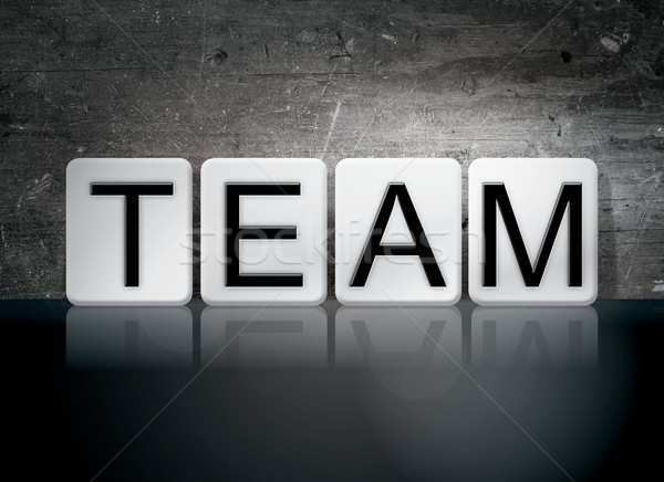 Team Tiled Letters Concept and Theme Stock photo © enterlinedesign