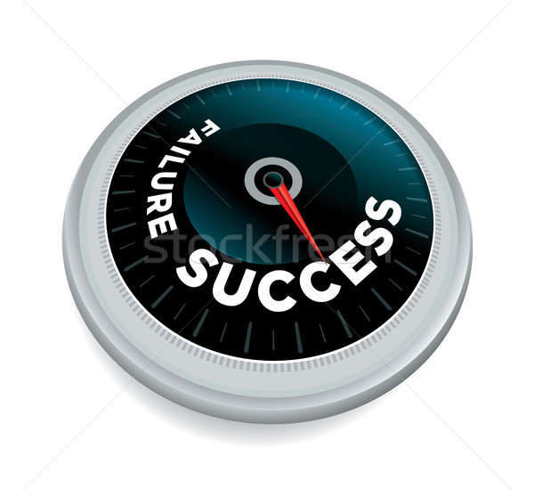 Success and Failure Meter Concept Illustration Stock photo © enterlinedesign