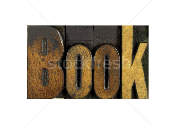 Сток-фото: книга · слово · написанный · Vintage · тип