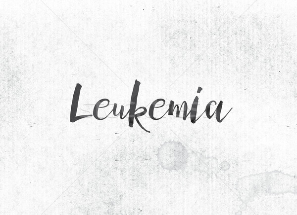 Leukemia Concept Painted Ink Word and Theme Stock photo © enterlinedesign