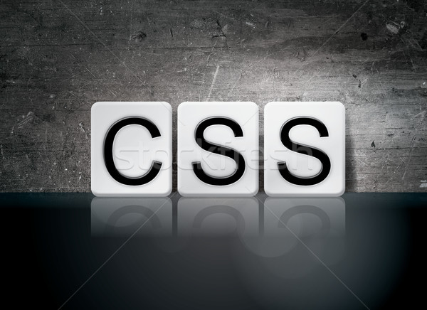 CSS Tiled Letters Concept and Theme Stock photo © enterlinedesign