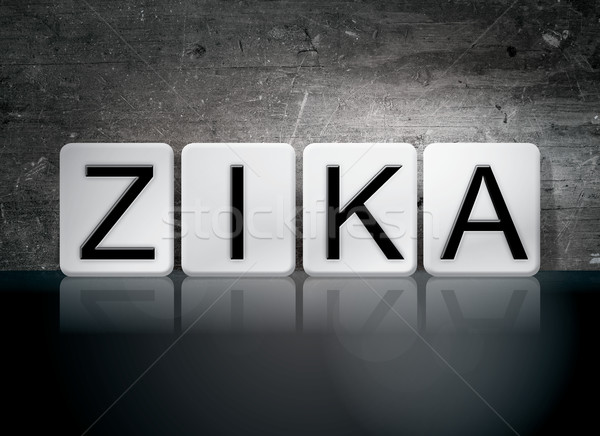 Zika Tiled Letters Concept and Theme Stock photo © enterlinedesign