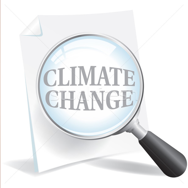 Bakmak iklim değişikliği küresel isınma eps 10 Stok fotoğraf © enterlinedesign