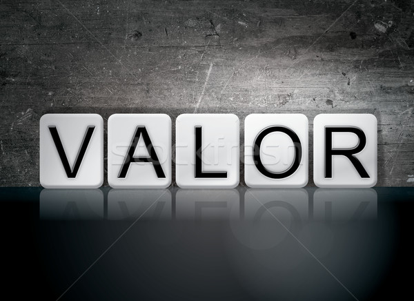 Valor Tiled Letters Concept and Theme Stock photo © enterlinedesign