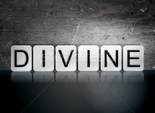 Divine Tiled Letters Concept and Theme Stock photo © enterlinedesign