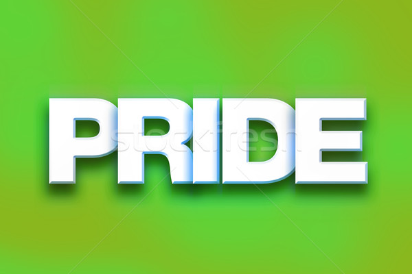 Pride Concept Colorful Word Art Stock photo © enterlinedesign
