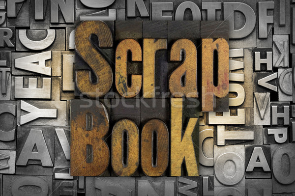 Scrap Book Stock photo © enterlinedesign