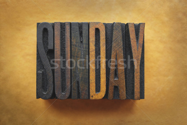 Sunday Stock photo © enterlinedesign